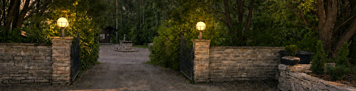 Private entrance to Lakeside Villa & Spa